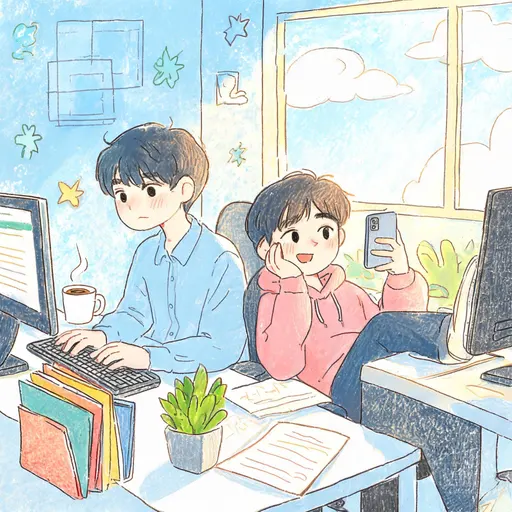 WeDay 情侣漫画